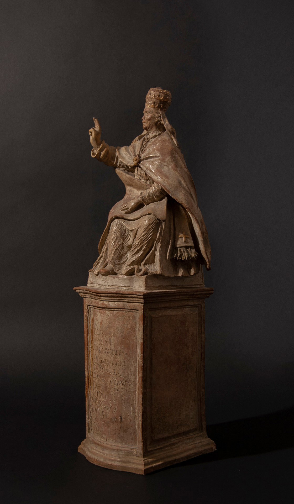Benedetto Sarti Rodoloni, Papst Clemens XIV, vorbereitendes Terrakottamodell.